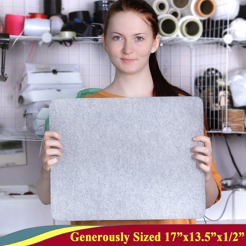 SAVINA Wool Pressing Mat - 17" x 13.5" Quilting Ironing Pad - 100% New Zealand Felted Wool Iron Board for Quilters, Great for Quilting & Sewing Projects by Savina - Image 3